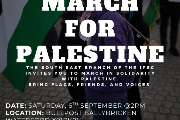 March for Palestine – Waterford by South East IPSC