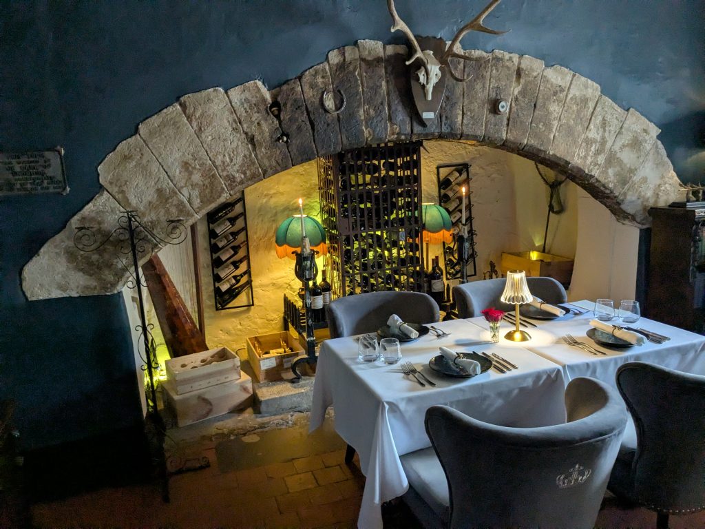 Plas Dinas Restaurant, Wales, near Caernarfon.