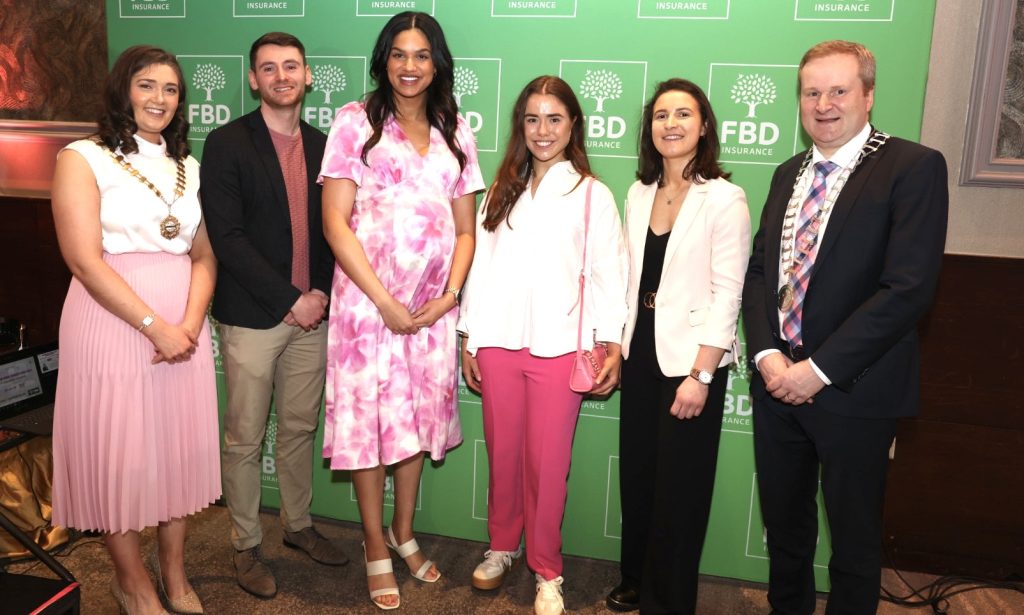 Macra President Josephine O'Neill and ASA President Dale Crammond, pictured with panel host Dr. Brian Leonard and panellists Beatrix Killeen, Katie O’Brien and Ciara Flavin.
