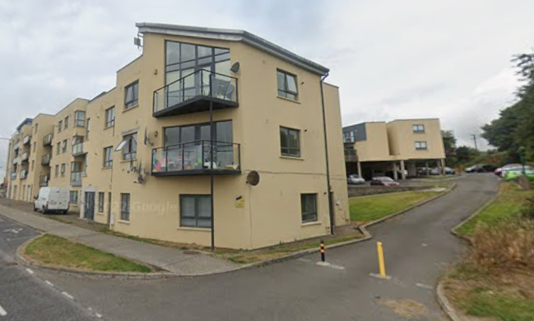 The Mount Suir Apartments located just off the Carrickphierish Road. Block C is to the rear of the apartment complex.