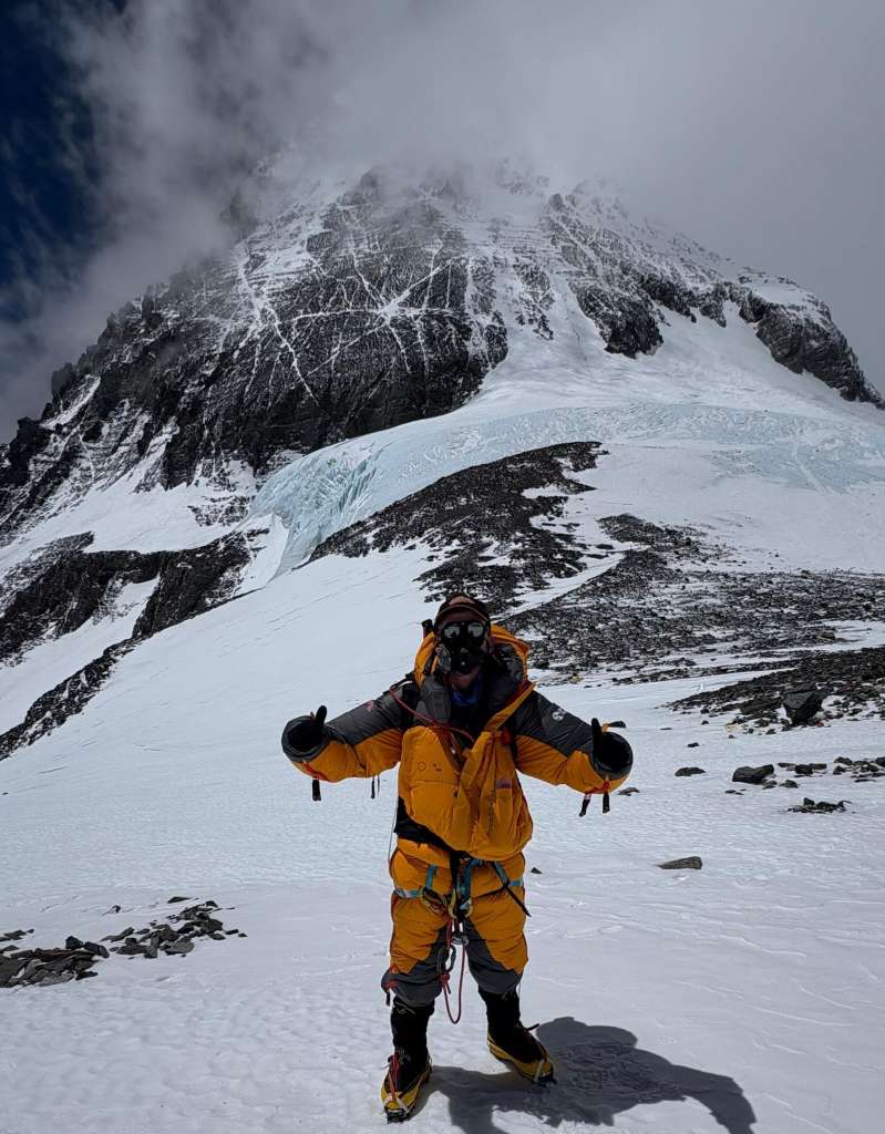 Adam Sweeney On Everest.