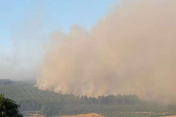 Smoke from Slievenamon fire affecting mid-Waterford