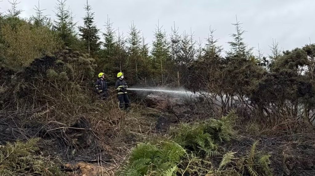 Wildfires rage across Waterford