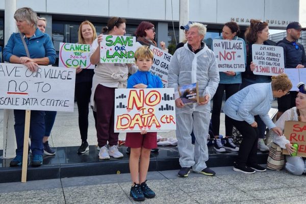 Kilmeaden data centre protest