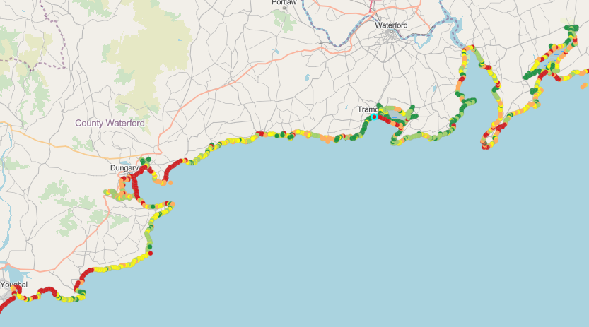 Climate change will exacerbate risks and hazards along Waterford coastline